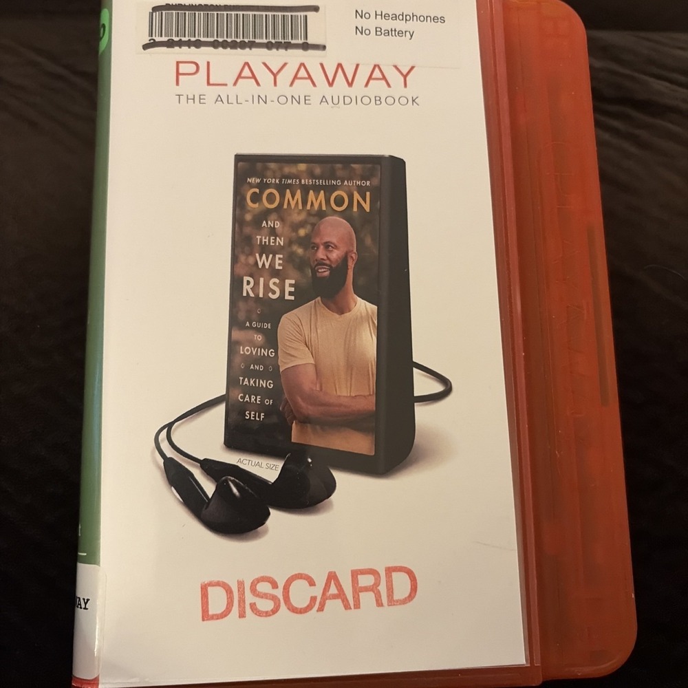Playaway Audiobook Ex Library - And Then We Rise By Common